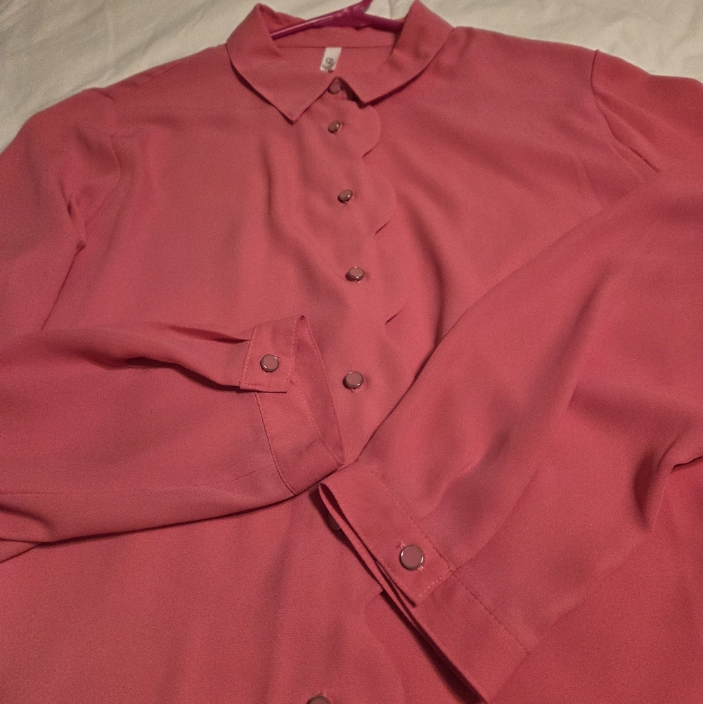 Ladies Long Sleeve Blouse - Picture 4 of 4